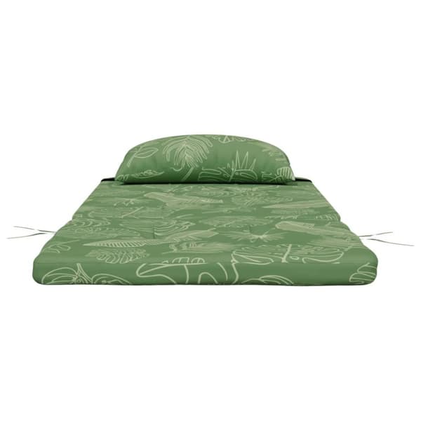 vidaXL Adirondack stolputer 2 stk bladmønster oxfordstoff