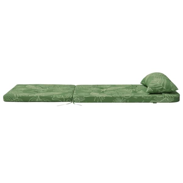 vidaXL Adirondack stolputer 2 stk bladmønster oxfordstoff