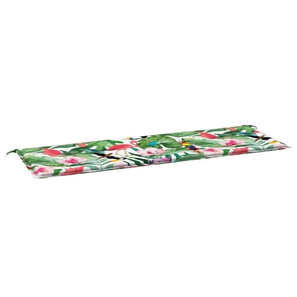 vidaXL Bänkdyna för trädgården flerfärgad 150x50x3 cm oxfordtyg