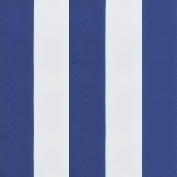 vidaXL stolehynder 6 stk. 50x50x7 cm oxfordstof striber blå og hvid