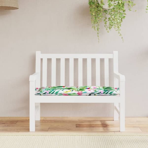 vidaXL hynde til havebænk 100x50x7 cm oxfordstof flerfarvet