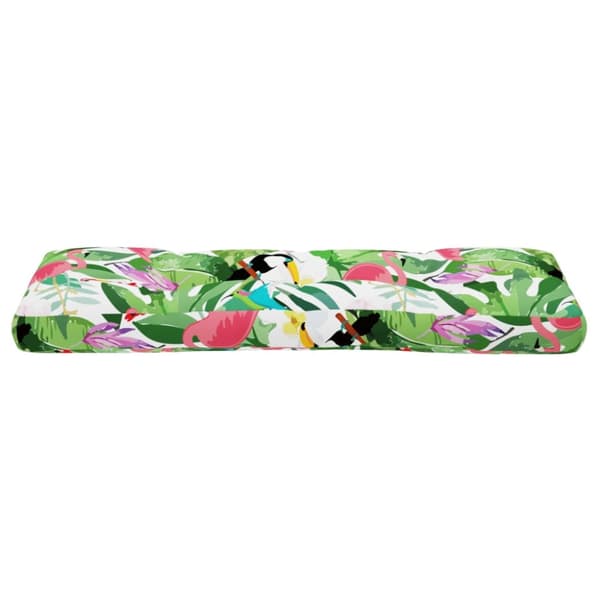 vidaXL pallehynde 120x40x12 cm stof flerfarvet