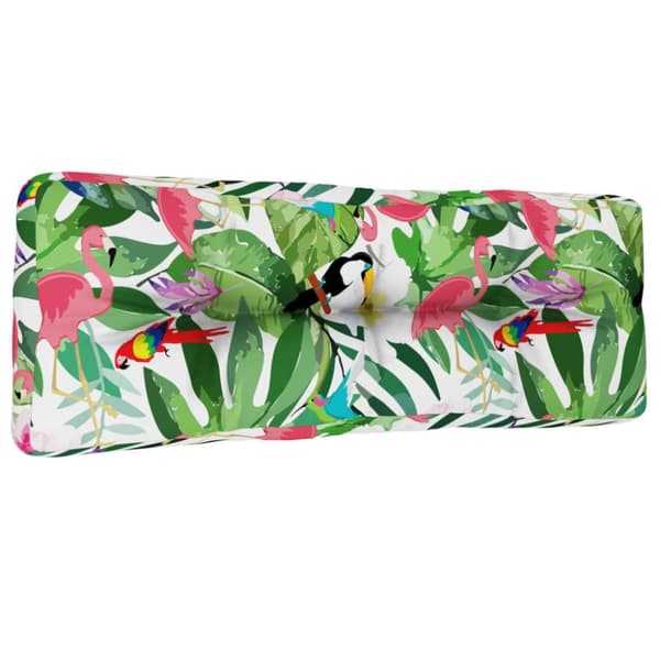 vidaXL pallehynde 120x40x12 cm stof flerfarvet