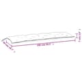 Miniatyrbillede 7 af 7: vidaXL hynde til havebænk 150x50x7 cm oxfordstof pink