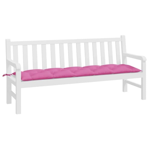 vidaXL hynde til havebænk 180x50x7 cm oxfordstof pink