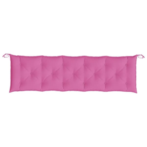 vidaXL hynde til havebænk 180x50x7 cm oxfordstof pink
