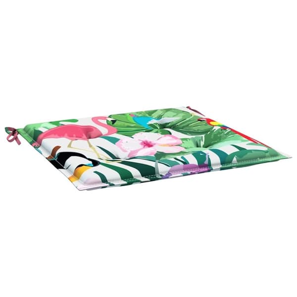vidaXL Stolsdynor 2 st flerfärgad 50x50x3 cm tyg