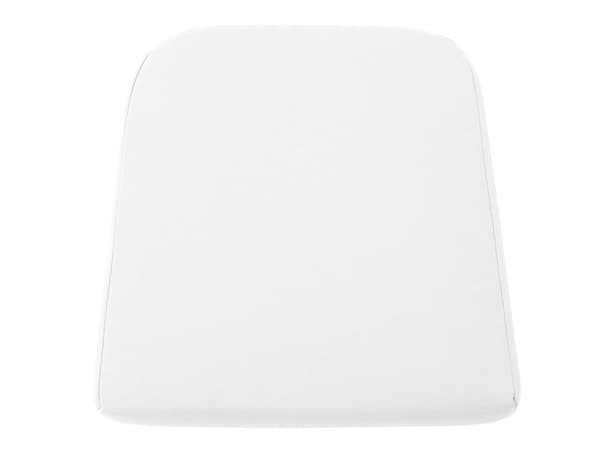 Sett med 8 Seteputeovertrekk Hvitt Stoff til Hagestoler Putetrekk 47 x 47 x 10 cm