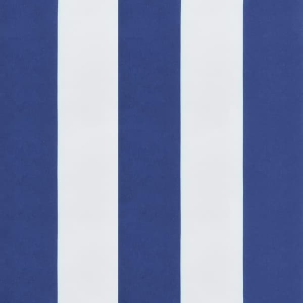 vidaXL Lavatyyny sinivalkoraidallinen 60x60x8 cm oxford kangas