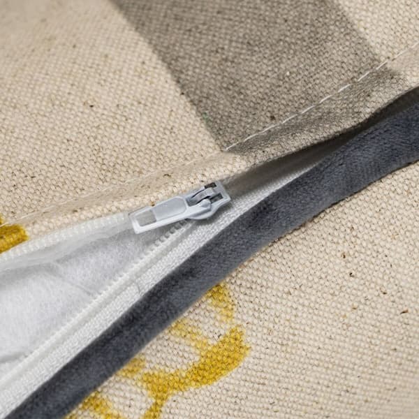 Pude Beige Okker Cvetlice 45 x 30 cm
