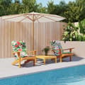 Miniatyrbilde 1 av 11: vidaXL Adirondack stolputer 2 stk flerfarget oxford-stoff