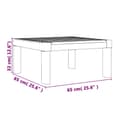 Miniatyrbillede 9 af 11: vidaXL Aurinkotuoli pehmusteella antrasiitti PP