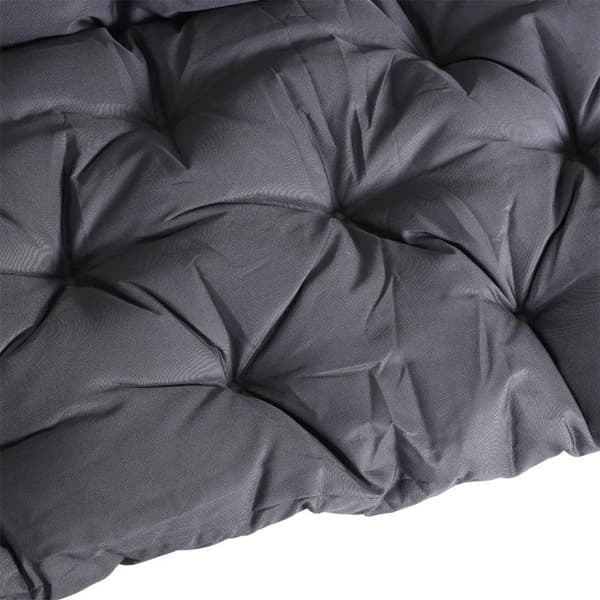Rootz Bänkdyna - Sittdyna - Garden Patio Bänk Gungstol - Ersättande sittdyna - Kuddar Ryggstöd - Mörkgrå - 98 cm x 150 cm x 8 cm