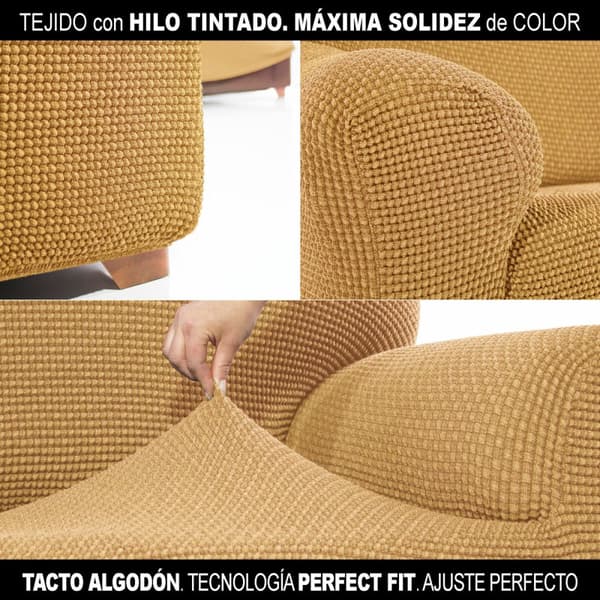 Sofföverdrag Sofaskins NIAGARA Gul - 3-mans soffa 180 - 230 cm
