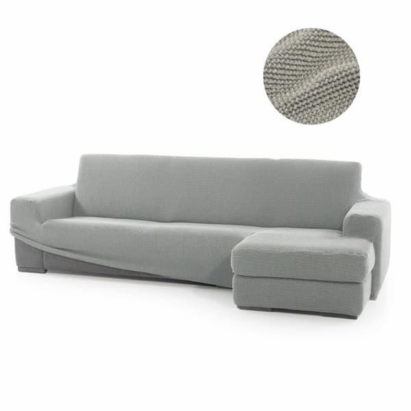 Chaise longue cover with short right arm Sofaskins NIAGARA 210 - 340 cm - Marinblå