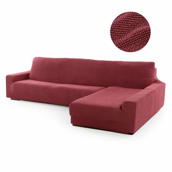 Cover for chaise longue with long right arm Sofaskins NIAGARA 210 - 340 cm - linne