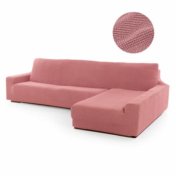 Cover for chaise longue with long right arm Sofaskins NIAGARA 210 - 340 cm - linne
