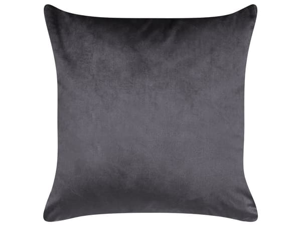 Set med 2 prydnadskuddar Grå Quatrefoil Mönster 45 x 45 cm Folietryck Marockansk Klöver Glamour
