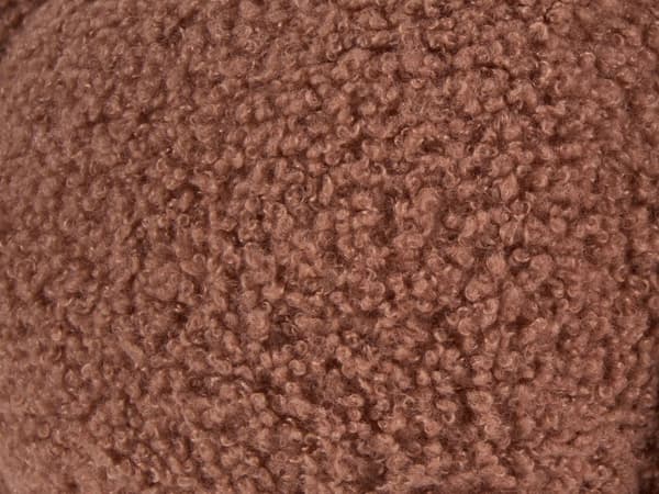 Sett med 2 pynteputer Brun Bouclé ø 35 cm Gresskar Halloween Dekorasjon Tilbehør