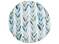 Miniatyrbild 5 av 7: Uppsättning med 2 trädgårdskuddar Vit och Grön Polyester ⌀ 40 cm Rektangulär Kudde med Bladmönster Modern Design Uteplats Trädgård