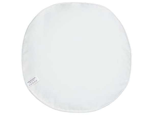 Uppsättning med 2 trädgårdskuddar Vit och Grön Polyester ⌀ 40 cm Rektangulär Kudde med Bladmönster Modern Design Uteplats Trädgård