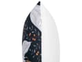 Miniatyrbild 7 av 8: Set med 2 trädgårdskuddar Svart polyester 40 x 60 cm Fågelmotiv Modern utomhusdekoration Vattenavvisande
