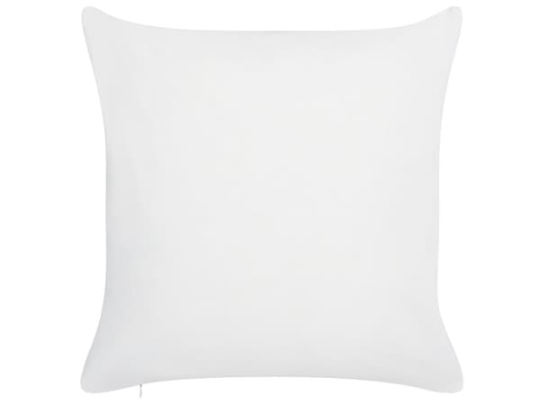 Set med 2 trädgårdskuddar Grå polyester Geometriskt mönster 45 x 45 cm Modern utomhusdekoration Vattenavvisande