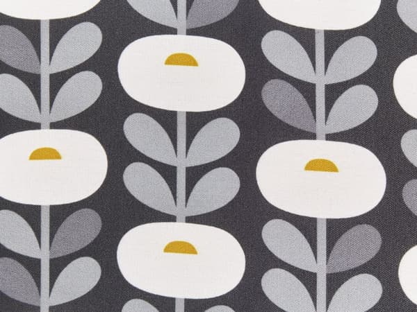 Set med 2 trädgårdskuddar Grå polyester Geometriskt mönster 40 x 60 cm Modern utomhusdekoration Vattenavvisande