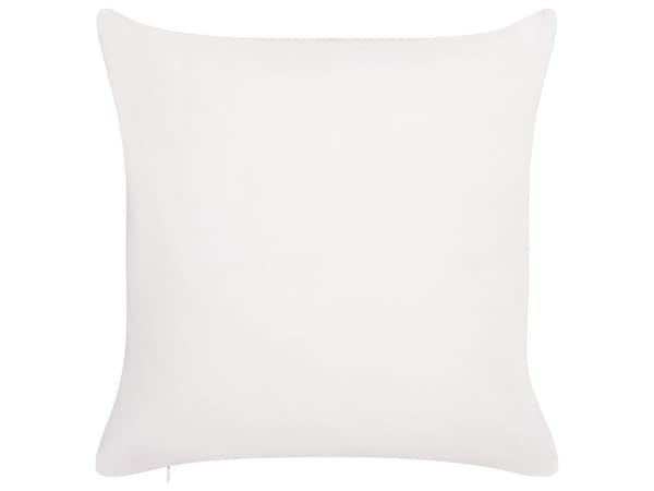 Set med 2 trädgårdskuddar Svart polyester 45 x 45 Fågelmotiv Modern utomhusdekoration Vattenavvisande