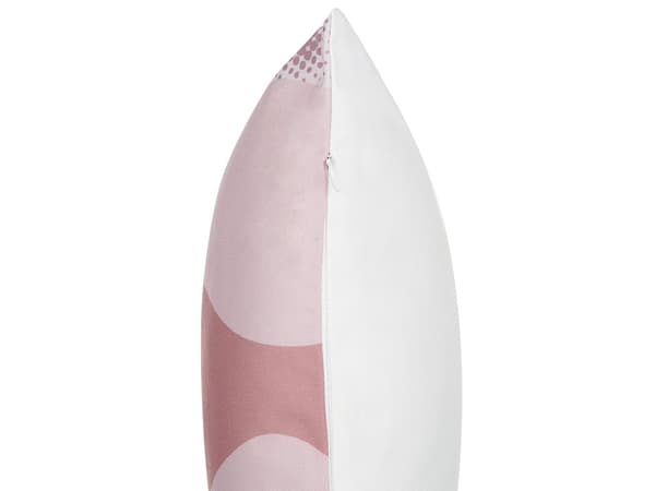Sett med 2 Hageputer Rosa Polyester 40 x 60 cm Abstrakt Mønster Moderne Utendørs Dekorasjon Vannbestandig
