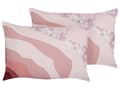 Miniatyrbilde 1 av 8: Sett med 2 Hageputer Rosa Polyester 40 x 60 cm Abstrakt Mønster Moderne Utendørs Dekorasjon Vannbestandig