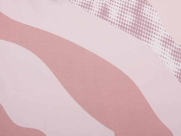 Sett med 2 Hageputer Rosa Polyester ⌀ 40 cm Abstrakt Mønster Moderne Utendørs Dekorasjon Vannbestandig