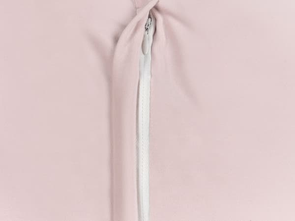 Pyntepute Rosa Fløyel 60 x 60 cm Polyester Bomull Enfarget Ensfarget Aksentpute Moderne Minimalistisk