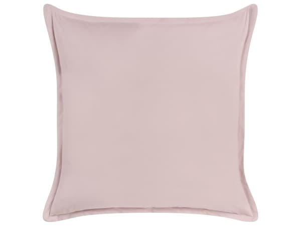 Pyntepute Rosa Fløyel 60 x 60 cm Polyester Bomull Enfarget Ensfarget Aksentpute Moderne Minimalistisk