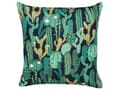 Miniatyrbilde 5 av 8: Sett med 2 hageputer Grønn Polyester Kaktusmønster 45 x 45 cm firkantet Rectangular Moderne Utendørs uteplass Vannbestandig