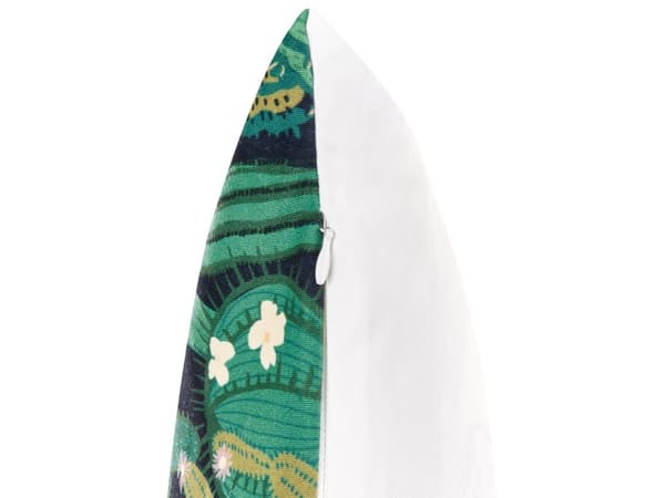 Sett med 2 hageputer Grønn Polyester Kaktusmønster 45 x 45 cm firkantet Rectangular Moderne Utendørs uteplass Vannbestandig