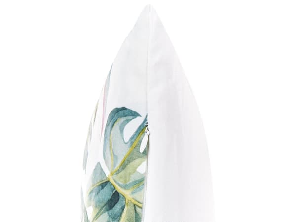 Sett med 2 hageputer Multicolour Polyester 40 x 60 cm firkantet Monstera bladmotiv Moderne design Kastepute med spredt design