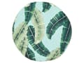 Miniatyrbilde 5 av 7: Sett med 2 Hageputer Grønn Polyester ⌀ 40 cm Rund Bladmønster Moderne design