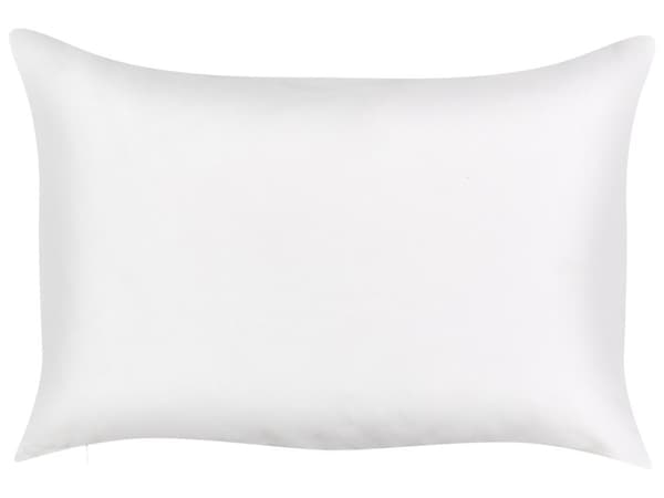Sett med 2 hageputer i hvitt og blått polyester 40 x 60 cm Rektangulær pute med bladmotiv i moderne design