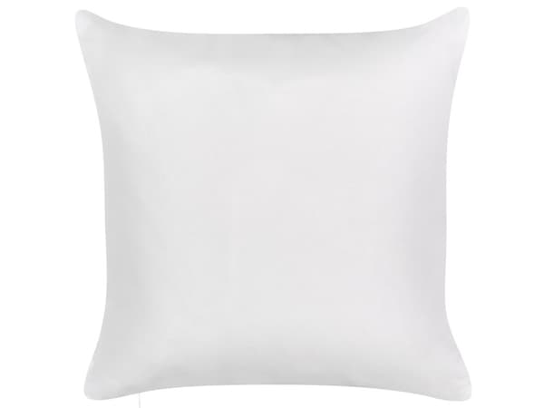 Uppsättning med 2 Kuddar för Utomhusbruk Flerfärgad Polyester 45 x 45 cm Rektangulär Kudde med Blommönster Trädgård Uteplats Balkong