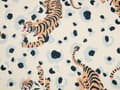 Miniatyrbild 7 av 7: Set med 2 trädgårdskuddar Flerfärgad polyester ⌀ 40 cm rund tigermönstrad kudde Modern design Kudde
