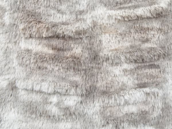 Sett med 2 Pynteputer Grå Imitert pels 45 x 45 cm Myke og Luftige Puter