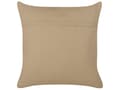 Miniatyrbilde 5 av 7: Sett med 2 dekorative puter Beige Jute 45 x 45 cm Vevd Flyttbar med glidelås Geometrisk mønster Boho Decor Tilbehør