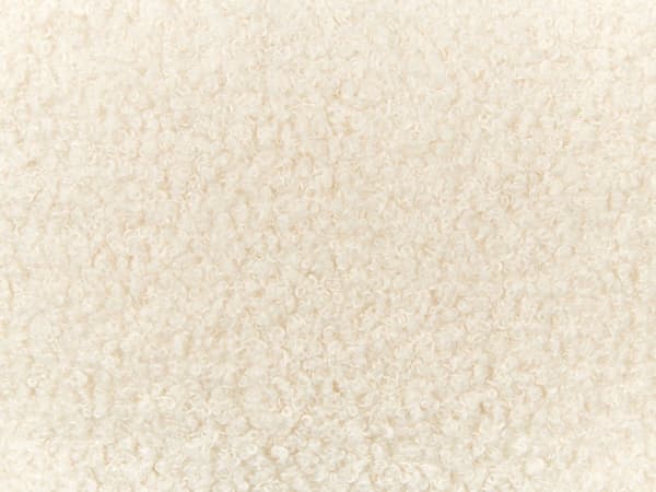 Sett med 2 stk. bokstavputer i beige teddystoff XO Kasteputer