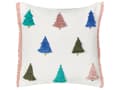 Miniatyrbild 4 av 7: Set med 2 kuddar Flerfärgad bomull 45 x 45 cm Julmotiv Julgranstryck Accessoarer Festlig inredning