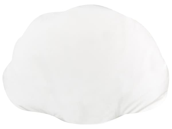 Sett med 2 skjellputer Off-White Velvet Scallop Shape Throw Pillow Dekoration Marine Theme Textiles
