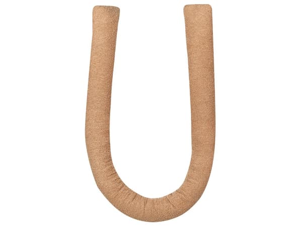 Pute Lysebrun 172 x 14 cm Teddy stoffpute Dekorativ pute med mykt fyll Flere former Tilbehør Stue Soverom