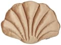 Miniatyrbild 4 av 6: Set med 2 Snäckskalskuddar Beige Sammet Kammussla Form Prydnadskudde Dekoration Marint Tema Textilier Vardagsrum Sovrum