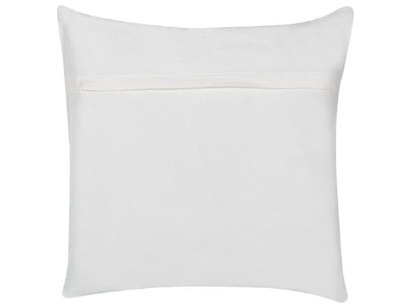 Sett med 2 Pynteputer Hvit Bomull 45 x 45 cm Pute Brodert Fuglemønster