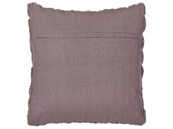 Sett med 2 dekorative puter i fiolett fløyel 45 x 45 cm Moderne tradisjonell stue soverom pute